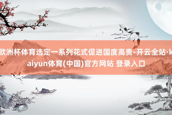 欧洲杯体育选定一系列花式促进国度高贵-开云全站·kaiyun体育(中国)官方网站 登录入口