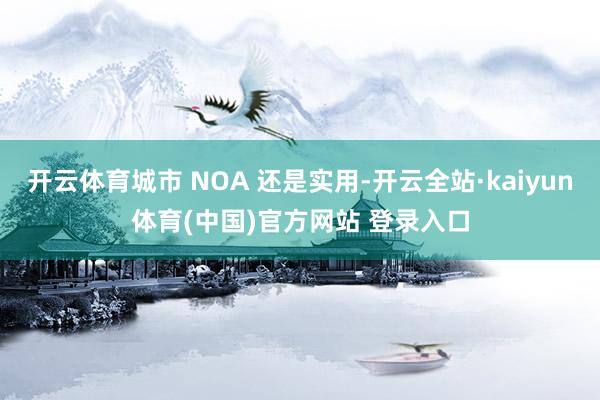 开云体育城市 NOA 还是实用-开云全站·kaiyun体育(中国)官方网站 登录入口